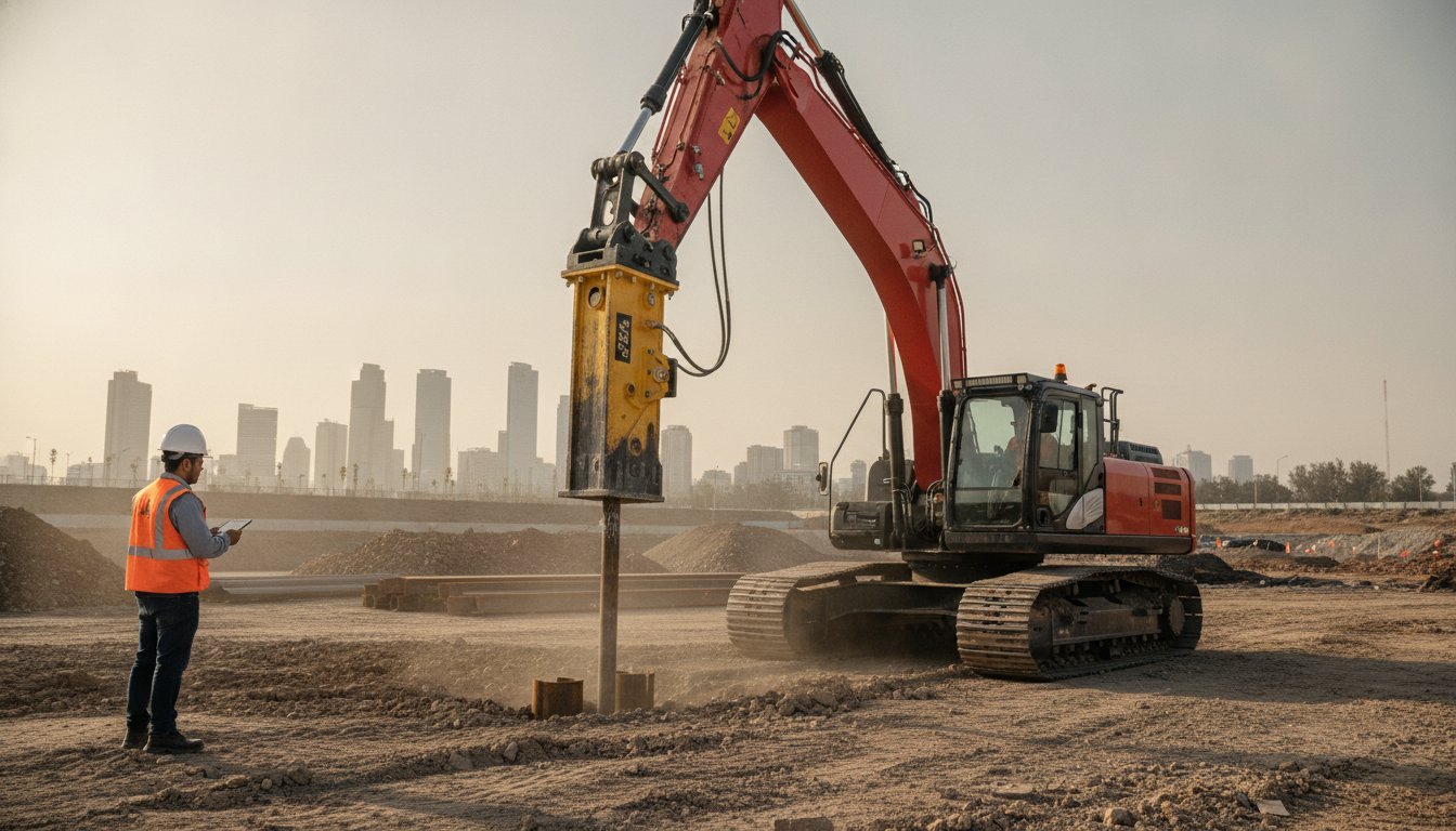 Accesorios para excavadoras de cimentación: Guía técnica completa 2026