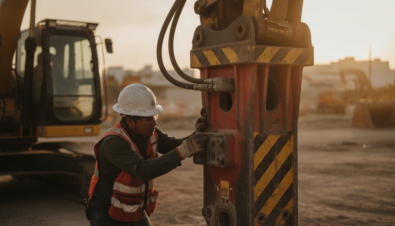 Guía de mantenimiento de martillos hidráulicos: Optimice su equipo en 2026