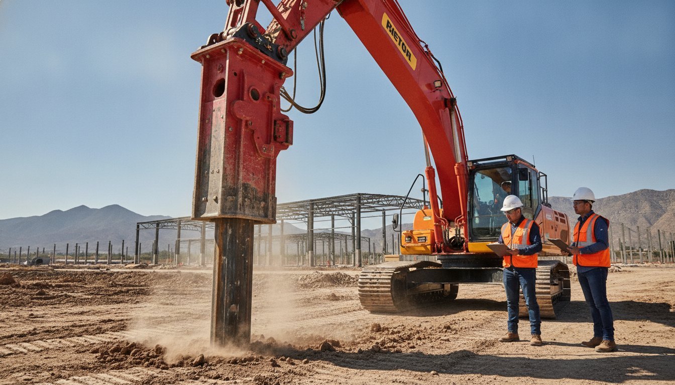Maquinaria pesada para cimentación: Guía técnica completa 2026